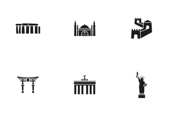 International Landmarks Icon Pack