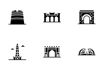 Landmarks And Universities Icon Pack