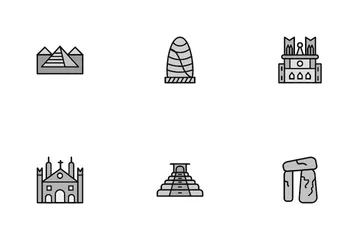 Landmarks & Monuments Icon Pack