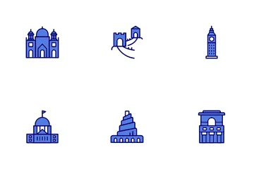 Landmarks & Monuments Icon Pack