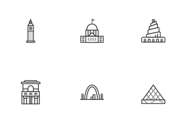 Landmarks & Monuments Icon Pack