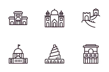 Landmarks & Monuments Icon Pack