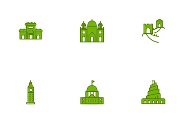 Landmarks & Monuments Icon Pack