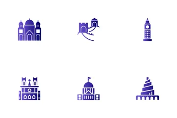 Landmarks & Monuments Icon Pack