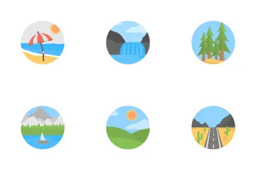 Landscape And Forest Icon Pack