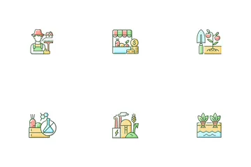 Landwirtschaftlich Icon Pack