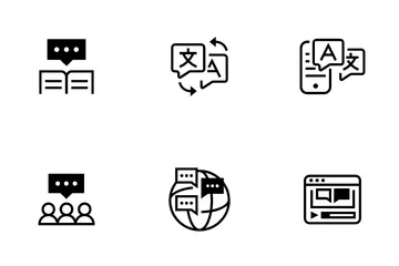 Language Learning Icon Pack