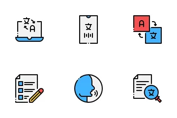 Language Learning Icon Pack