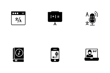 Language Learning Icon Pack