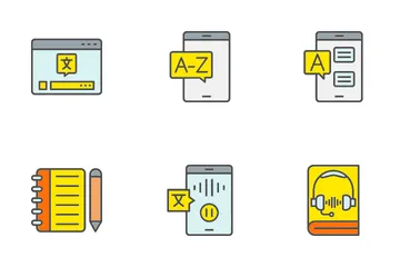 Language Learning Icon Pack