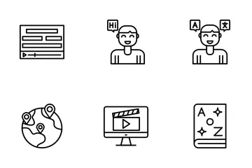 Language Learning Icon Pack
