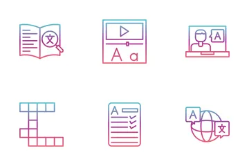 Language Learning Icon Pack