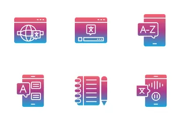 Language Learning Icon Pack