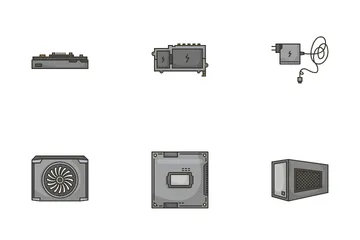 Laptop Components Icon Pack