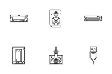 Laptop Components Icon Pack