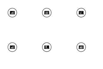 Laptop Graph  Icon Pack