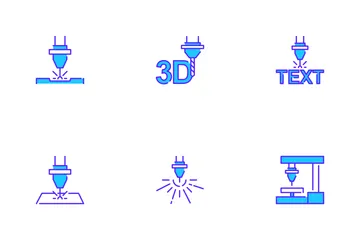 Laser schneiden Symbolpack