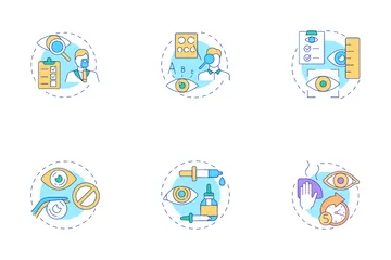 Lasik Eye Surgery Icon Pack