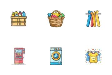 Laundry And Dry Clean Icon Pack