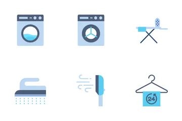 Laundry And Dry Clean Icon Pack