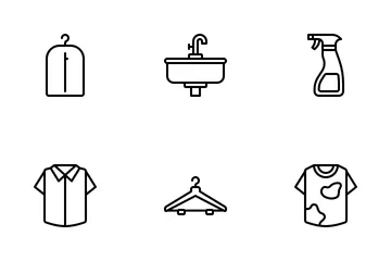 Laundry And Washing Icon Pack