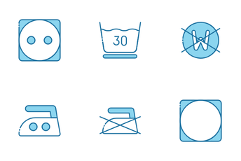 Laundry Instructions Icon Pack