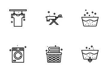 Laundry Service Icon Pack