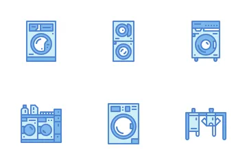 Laundry Service Icon Pack