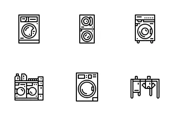 Laundry Service Icon Pack