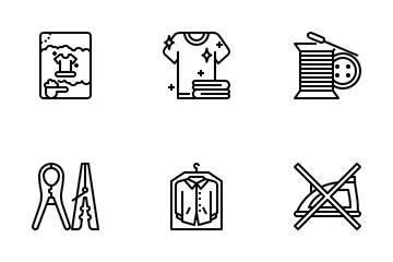 Laundry Service Icon Pack