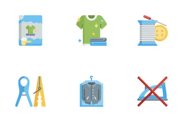 Laundry Service Icon Pack