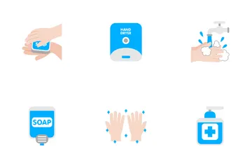 Lavage des mains Pack d'Icônes