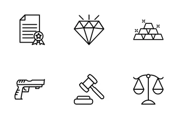 Law And Crime Icon Pack