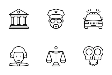 Law And Justice Icon Pack