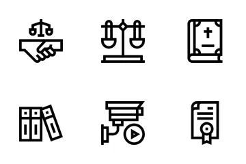 Law And Justice Icon Pack