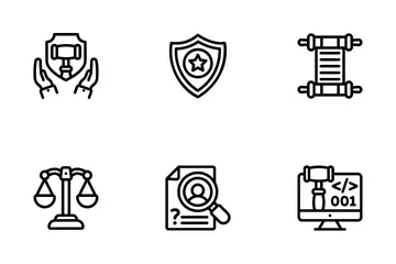 Law And Justice Icon Pack