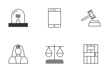 Law And Justice Icon Pack