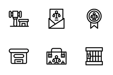 Law And Justice Icon Pack