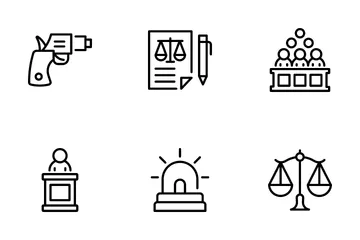 Law And Justice Icon Pack