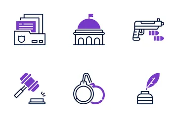 Law And Justice Icon Pack