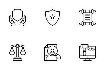 Law And Justice Icon Pack