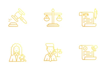 Law And Justices Icon Pack
