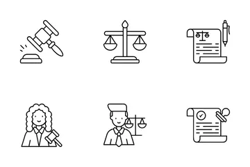 Law And Justices Icon Pack