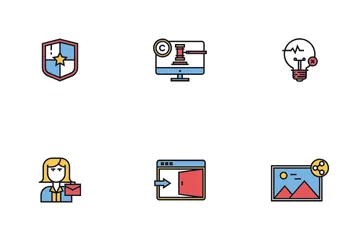 Law & Copyright Icon Pack