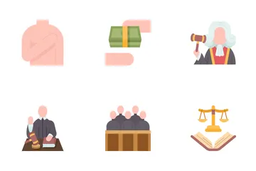 Law Court Icon Pack
