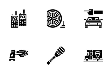 Law Enforcement - Glyph Icon Pack