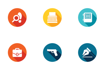 Law Study Icon Pack