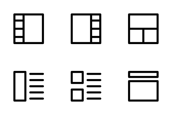 1,792 Layout Icon Packs - Free in SVG, PNG, ICO - IconScout