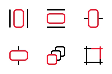 Layout And Grid Icon Pack