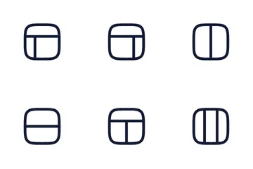 Layout Borders Icon Pack